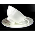 KC-00063 Haonai Goodlooking conjunto de café de cerâmica grande, conjunto de chá de cerâmica